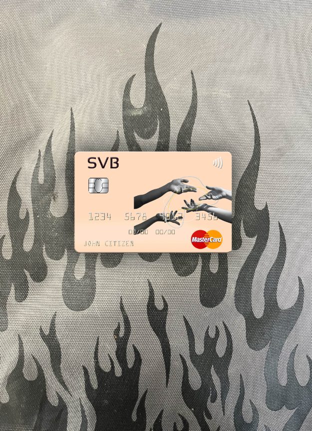 Download USA SVB Financial Group mastercard photolook front Photoshop template